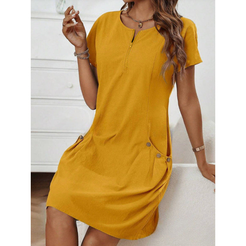 Short-sleeved dress