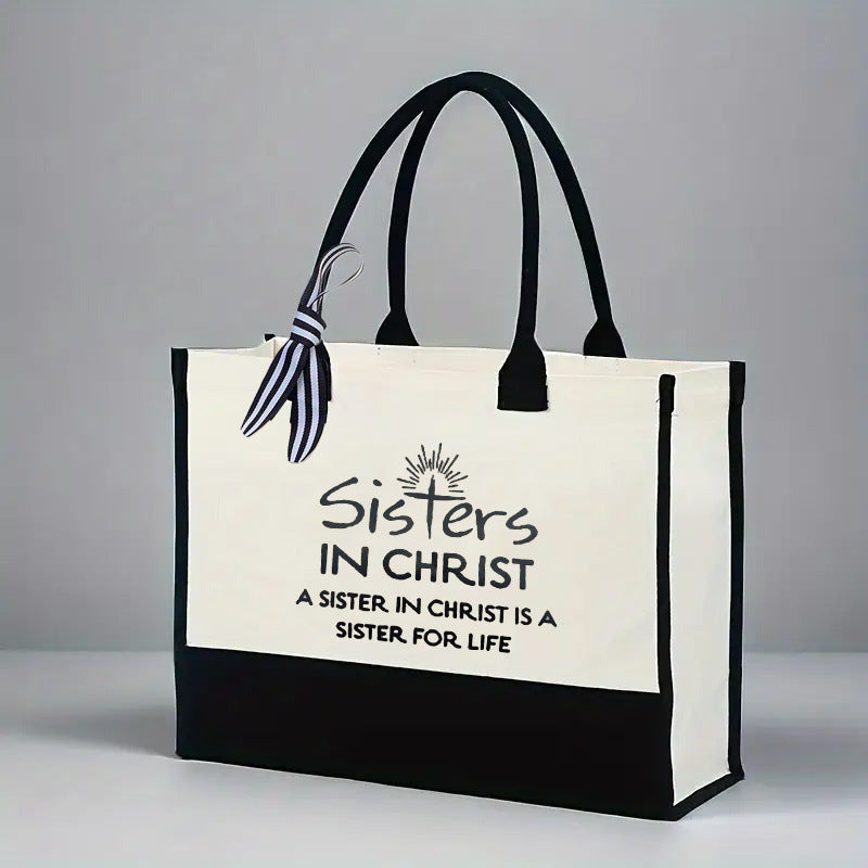Bolsa de lona estampada