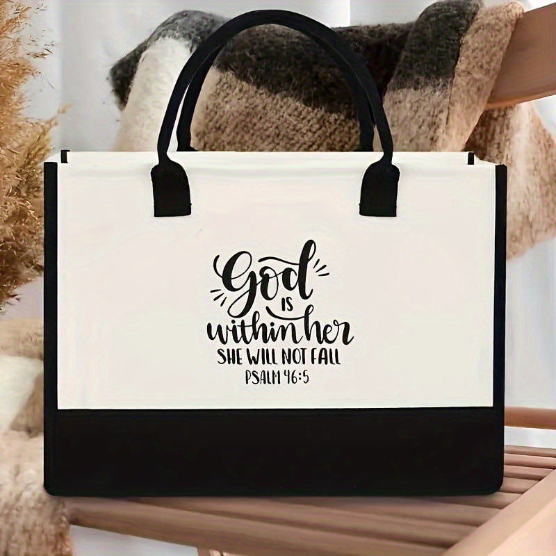 Bolsa de lona estampada