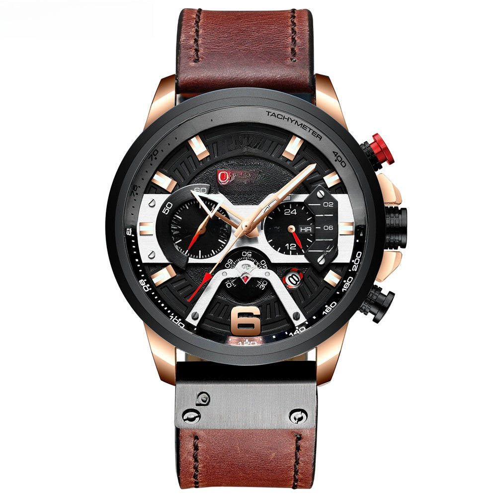 CURREN Mens Waterproof Quartz Watch