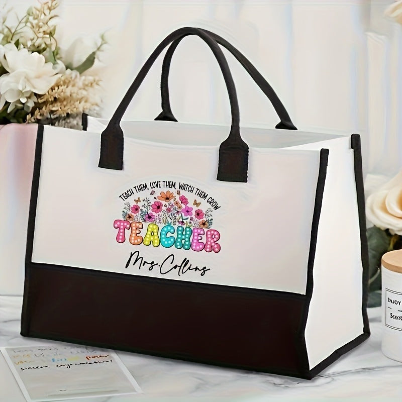 Bolsa de lona estampada
