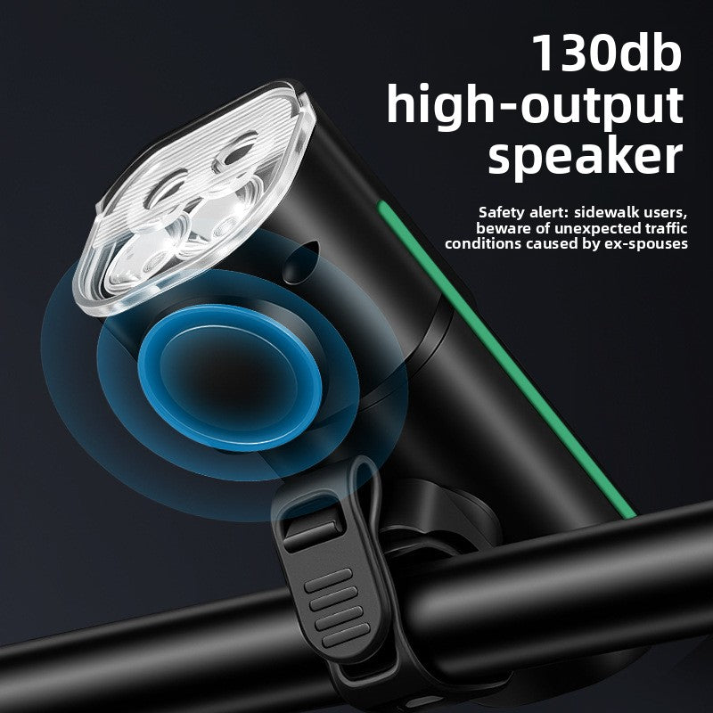 Rechargeable Bicycle Headlight with Multiple Colors