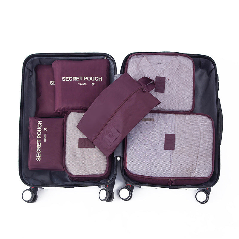 Multipurpose Travel Organizer Set with Compression Bags