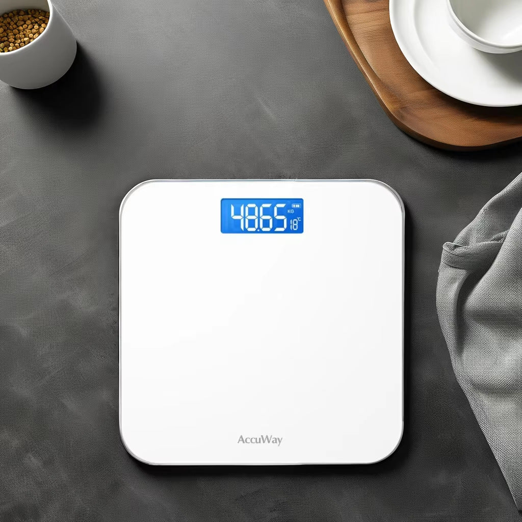 Báscula de grasa corporal inteligente de alta precisión para el hogar con USB recargable y aplicación