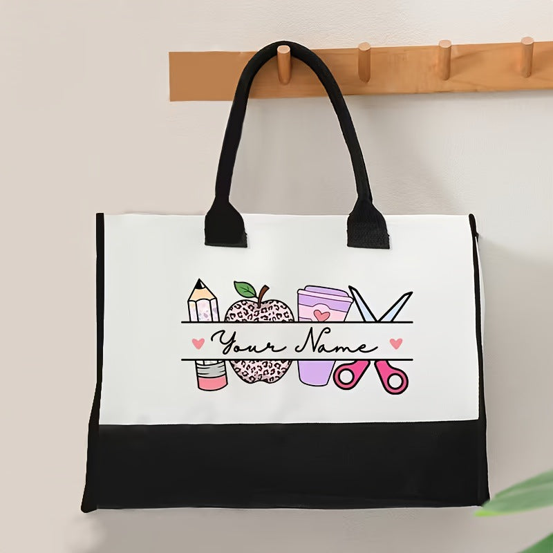 Bolsa de lona estampada