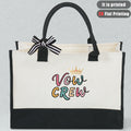 Bolsa de lona estampada
