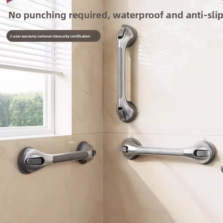 Bathroom Suction Grab Bar for Safety Support