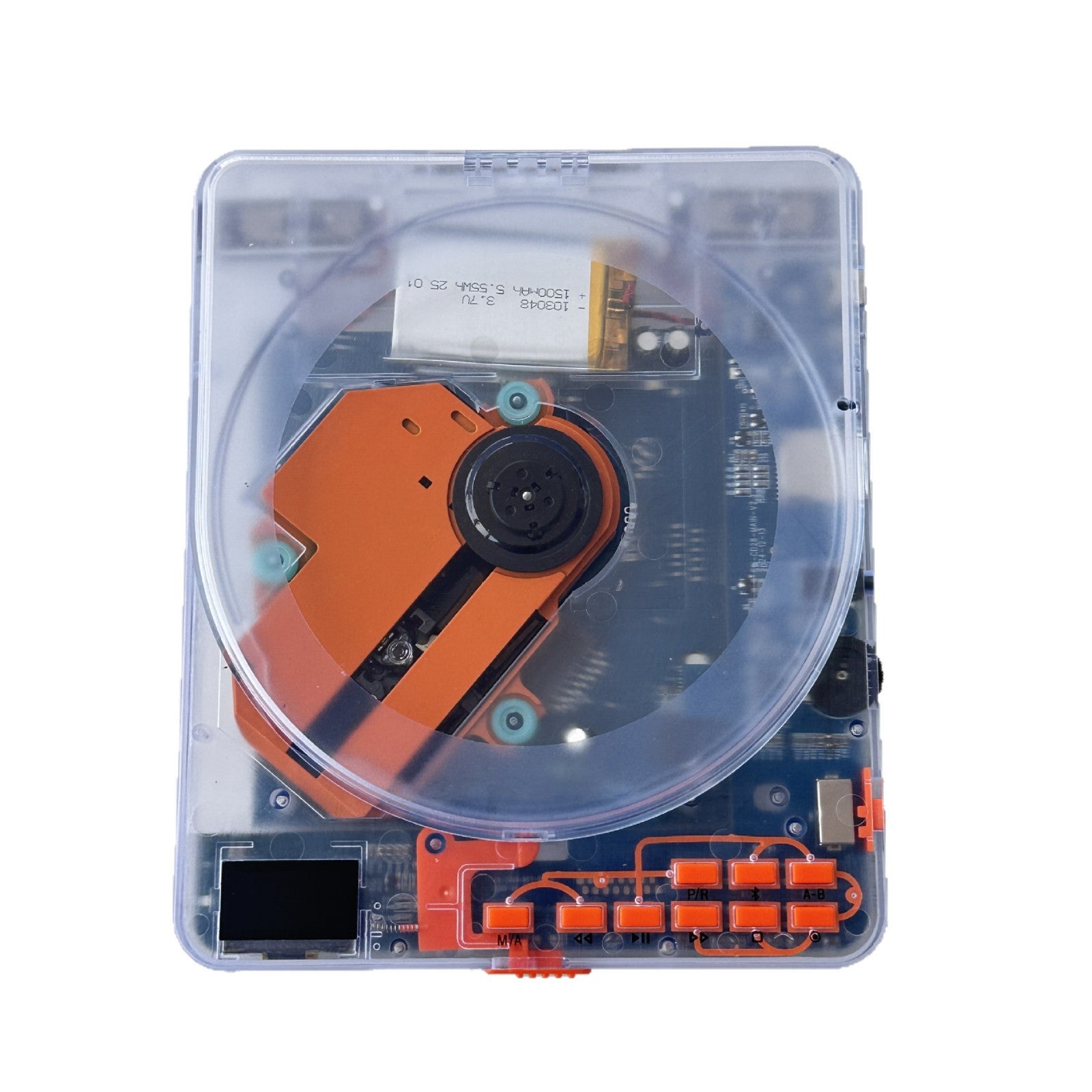 Reproductor de CD portátil con soporte para Bluetooth y tarjeta TF