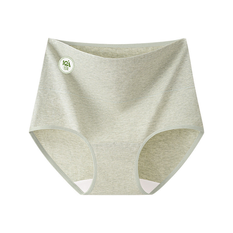 Women Cotton Briefs Seamless High Waist Antibacterial Underwear