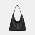 Retro Woven PU Leather Shoulder Bag