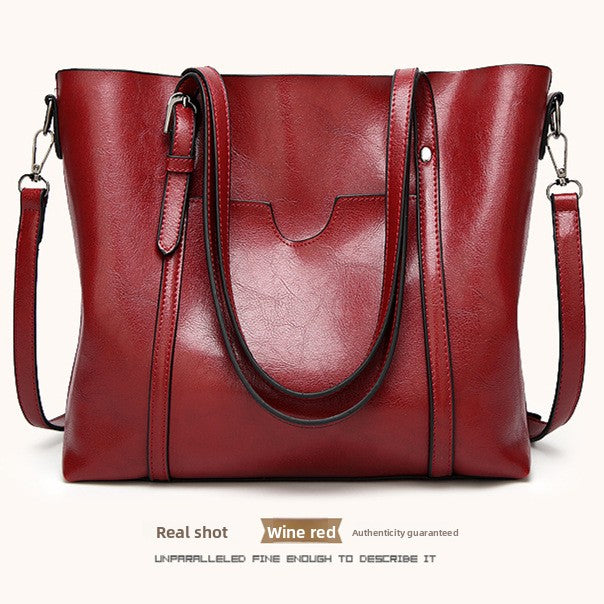 Genuine Leather Women Tote Bag
