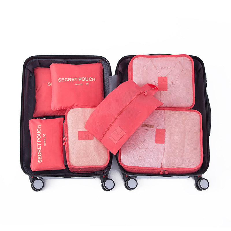 Multipurpose Travel Organizer Set with Compression Bags