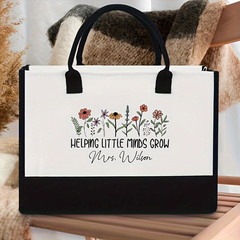 Bolsa de lona estampada