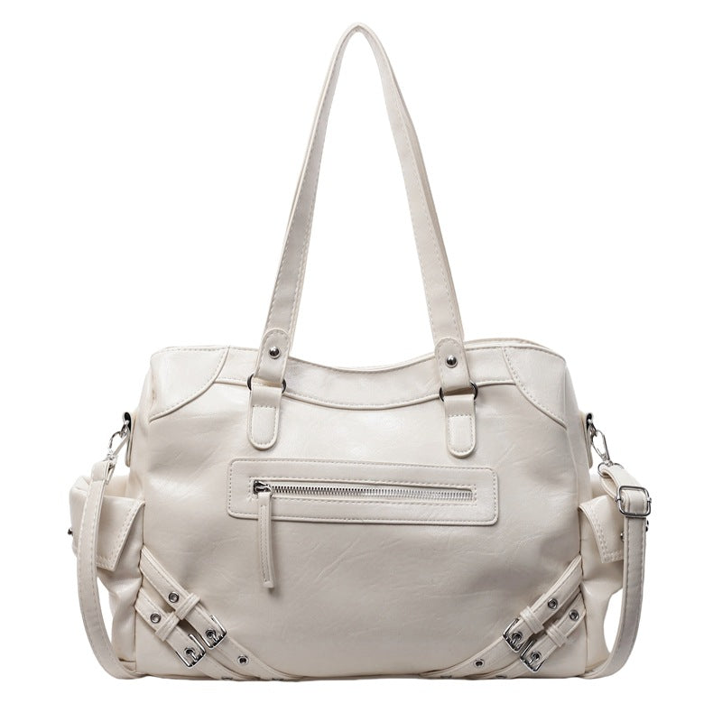 Stylish Motorcycle Tote Bag with Multiple Pockets