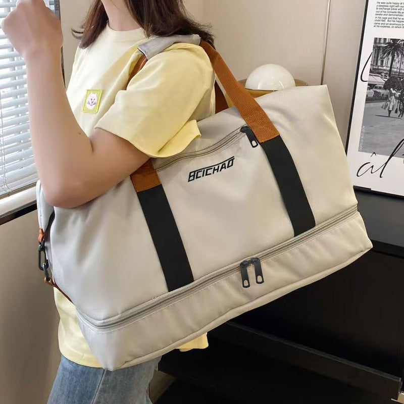 Large Capacity Dry Wet Separation Fitness Travel Bag