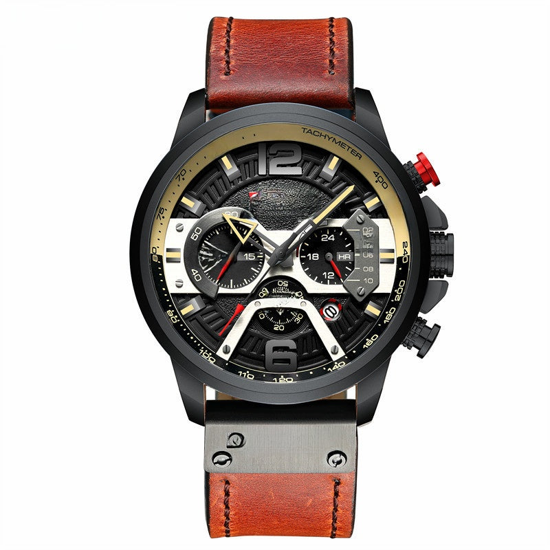 CURREN Mens Waterproof Quartz Watch