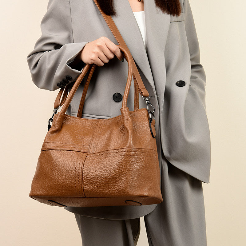 Bolsos de cuero genuino para mujer