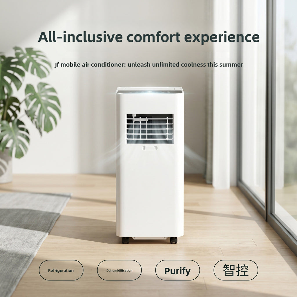 Portable Air Conditioner with Dehumidification and Purification