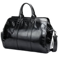Leather travel bag