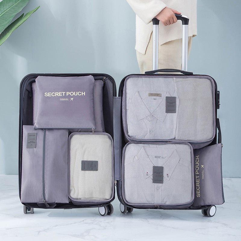 Multipurpose Travel Organizer Set with Compression Bags