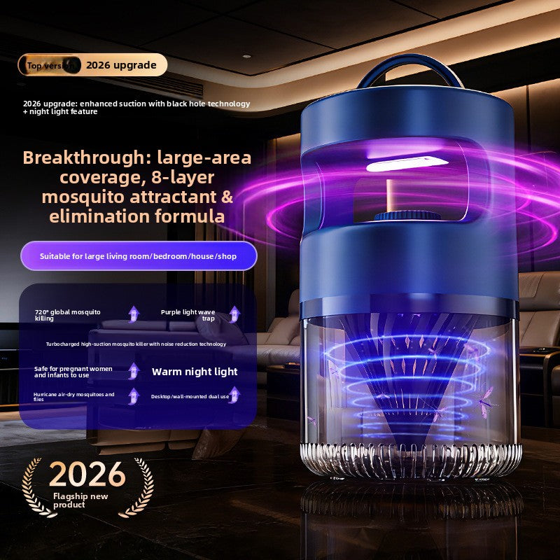 Lámpara de trampa para mosquitos USB con tecnología de succión
