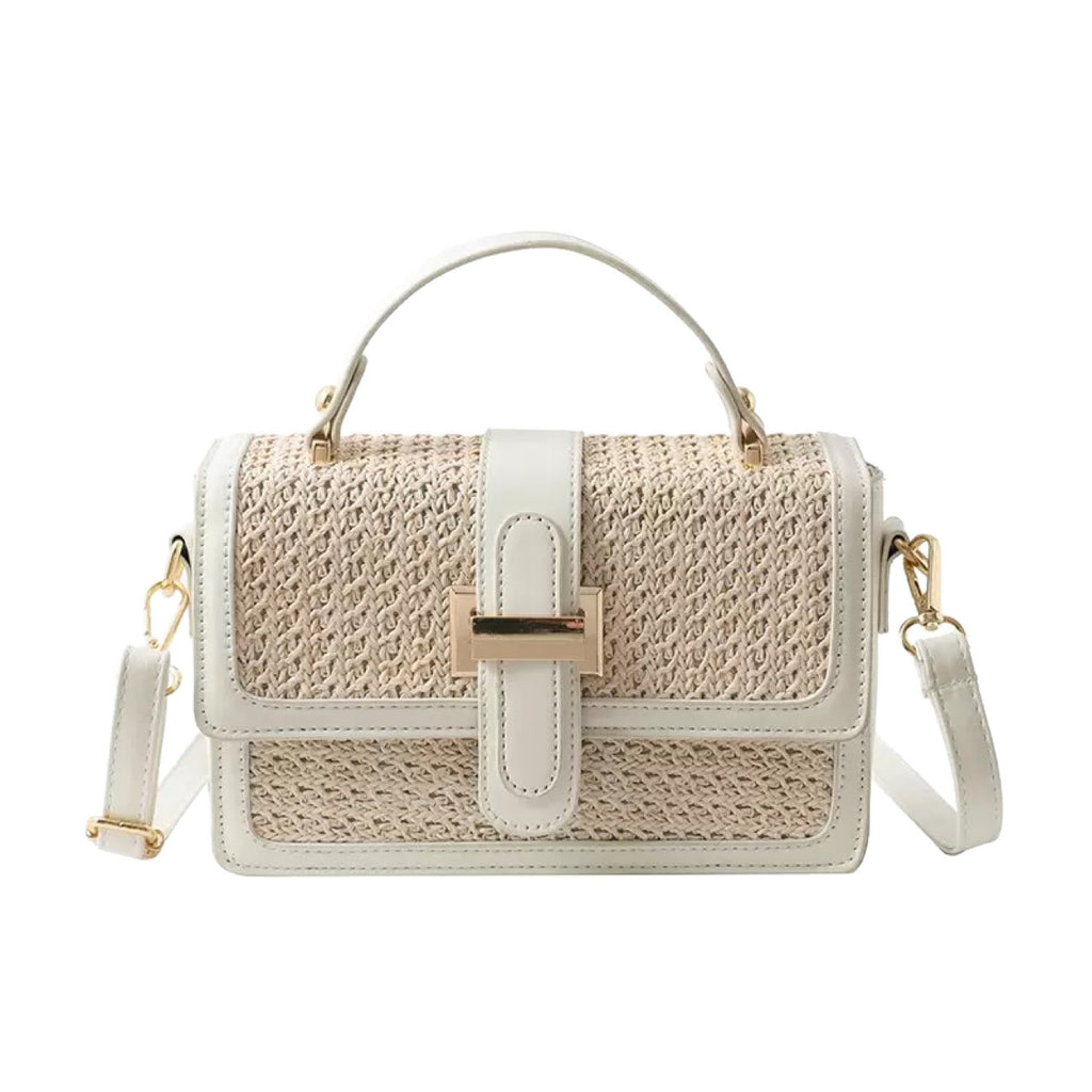 Woven Small Square Crossbody Bag
