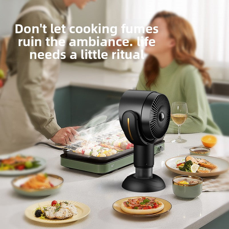 Desktop Smoke Extractor with Air Purification