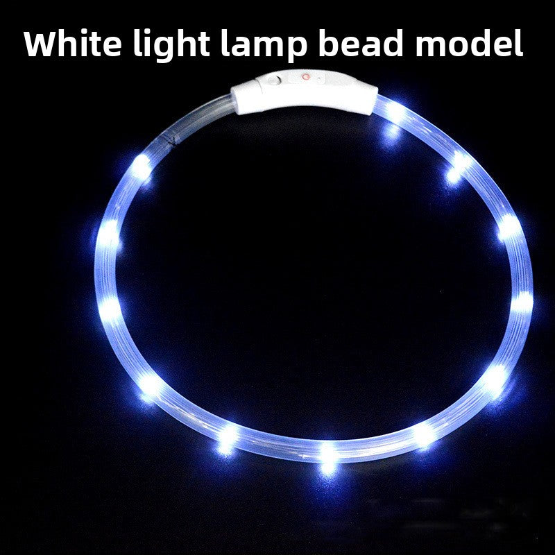 Collar de seguridad para mascotas LED recargable por USB