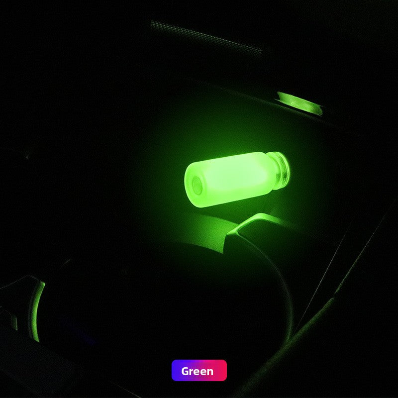 Luz ambiental de vidrio LED con control táctil USB