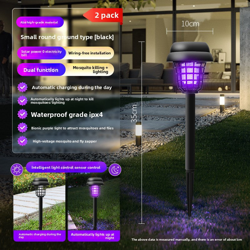 Lámpara de jardín para mosquitos solar