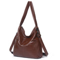 Genuine Leather Crossbody Bag with Adjustable Strap