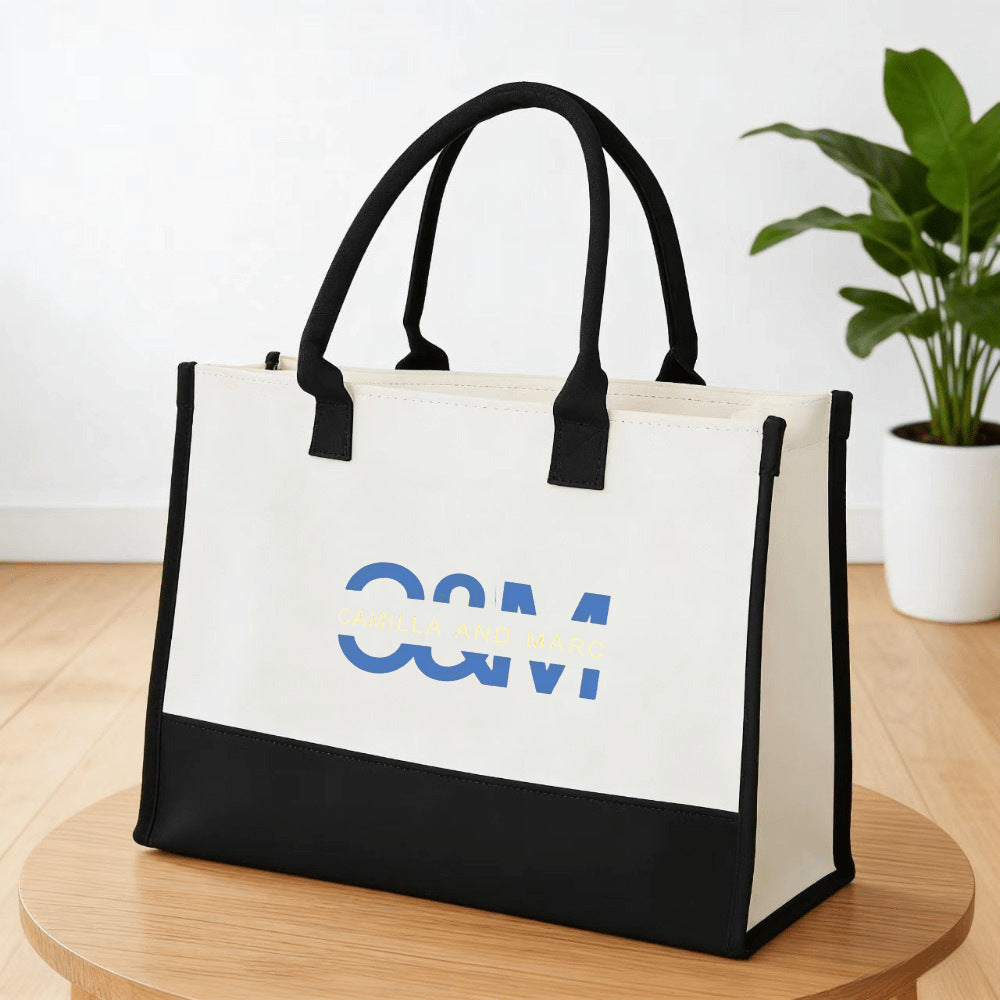 Bolsa de lona estampada
