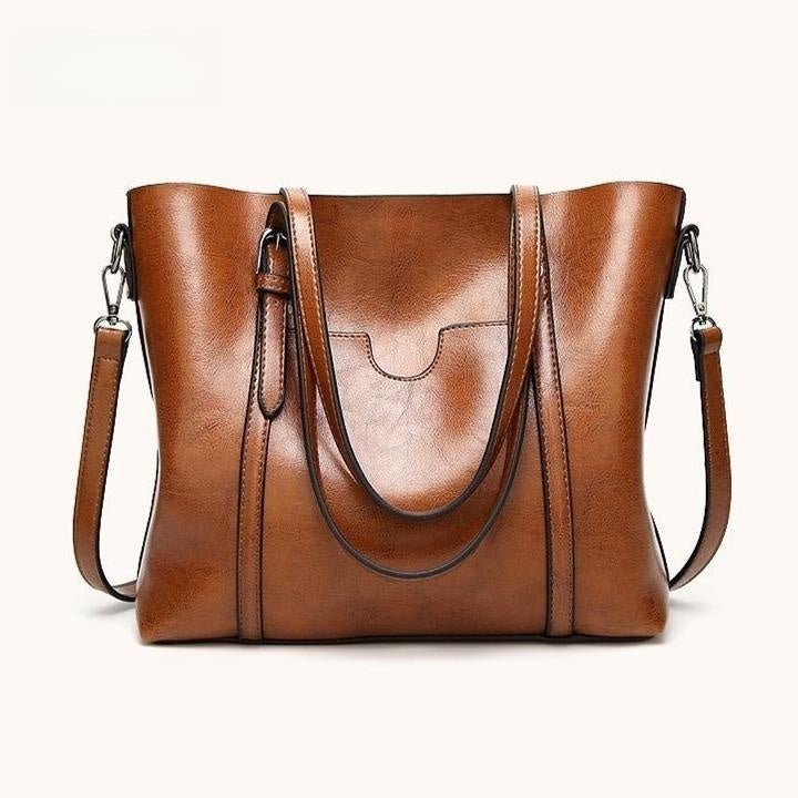 Genuine Leather Women Tote Bag