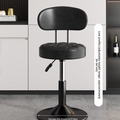 Adjustable Height Swivel Bar Stool with Backrest