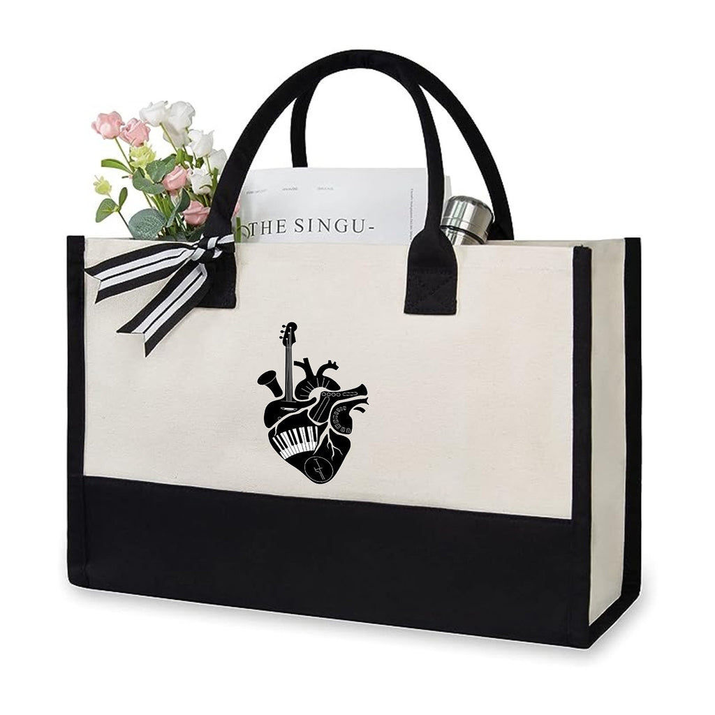 Bolsa de lona estampada