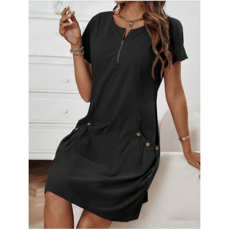 Short-sleeved dress