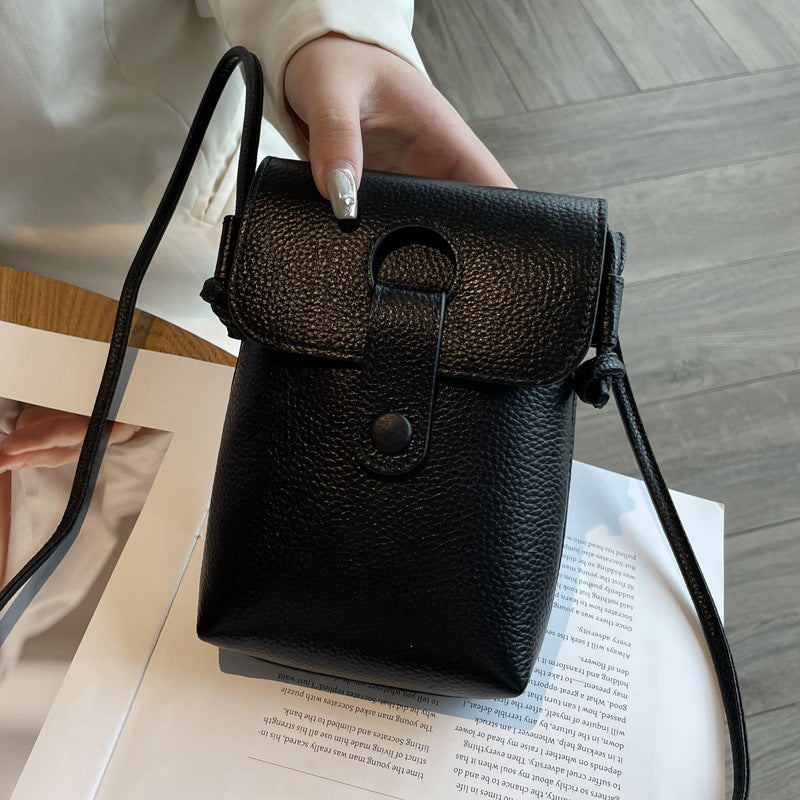Genuine Leather Cross-Body Phone Bag