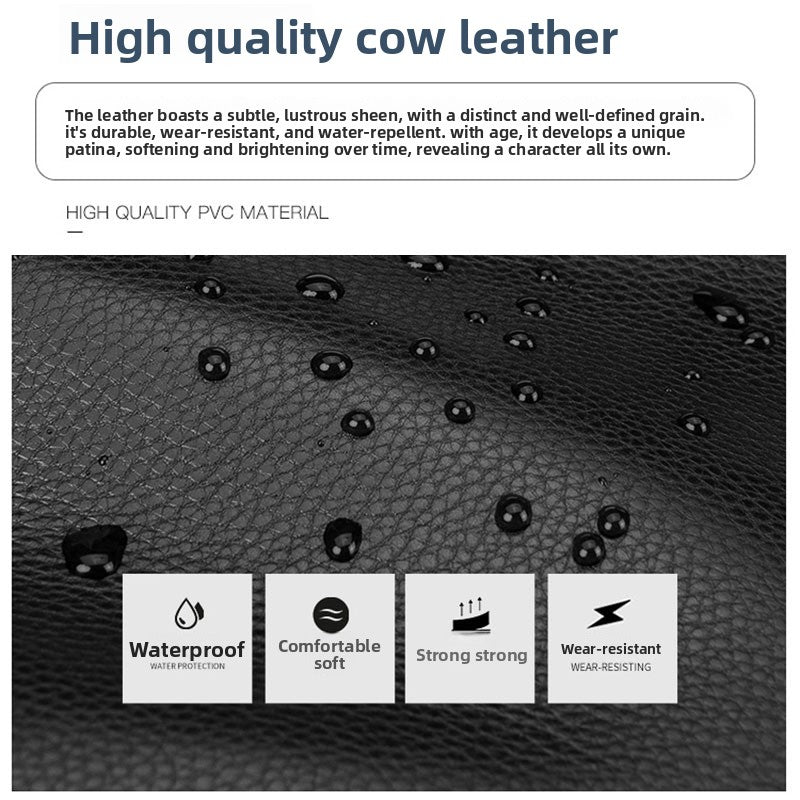 Genuine Leather Waterproof Business Briefcase