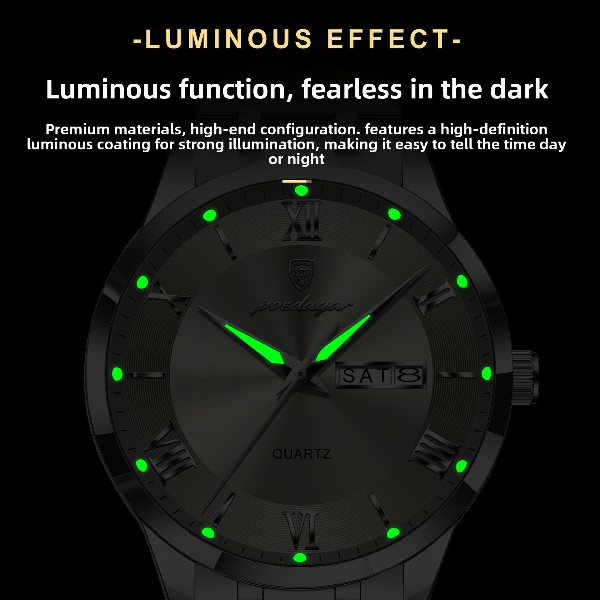 Men's Watch Ultra-Thin Business Dual Calendar Quartz Watch