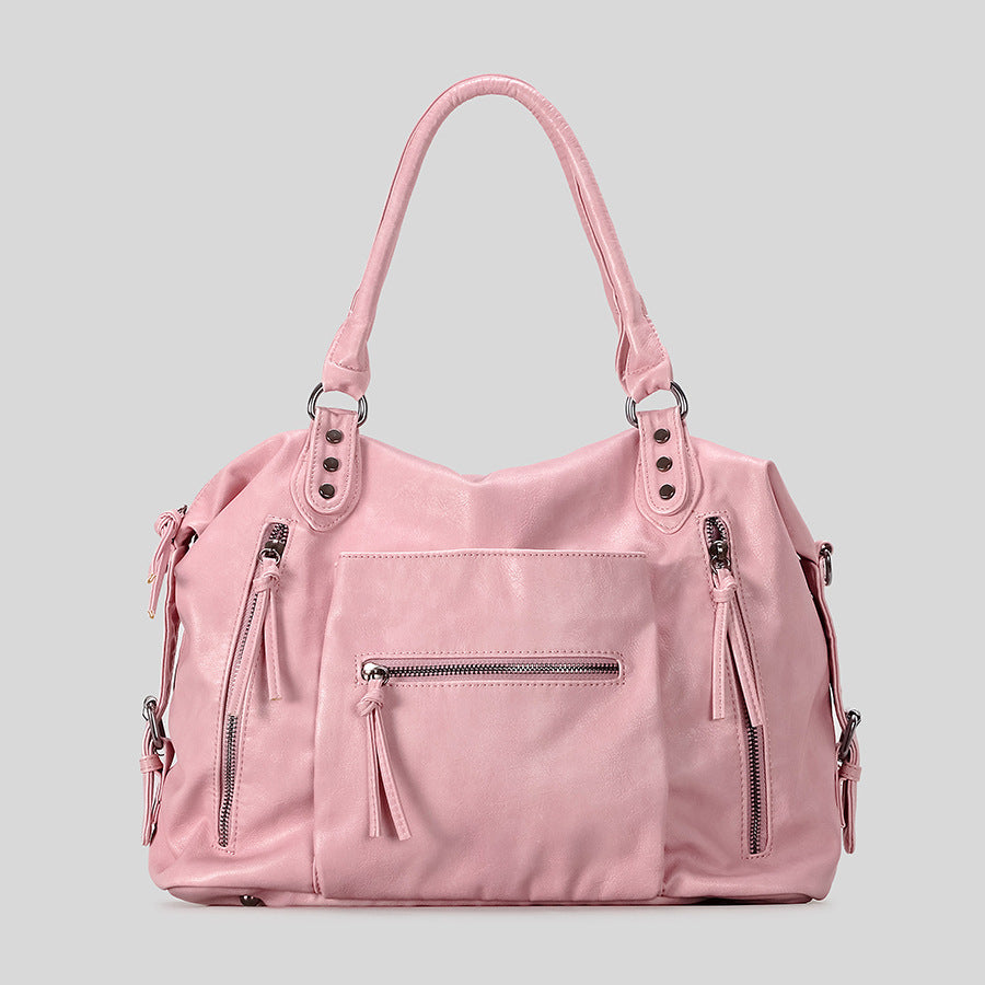 Large Capacity Retro Shoulder Tote Bag