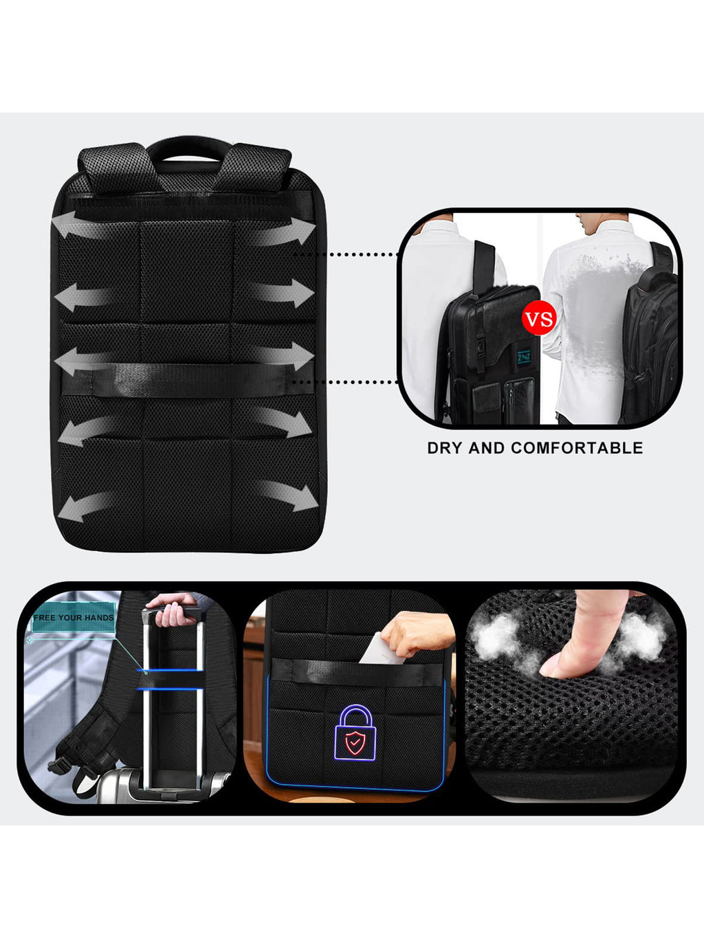 Mens Business Computer Backpack