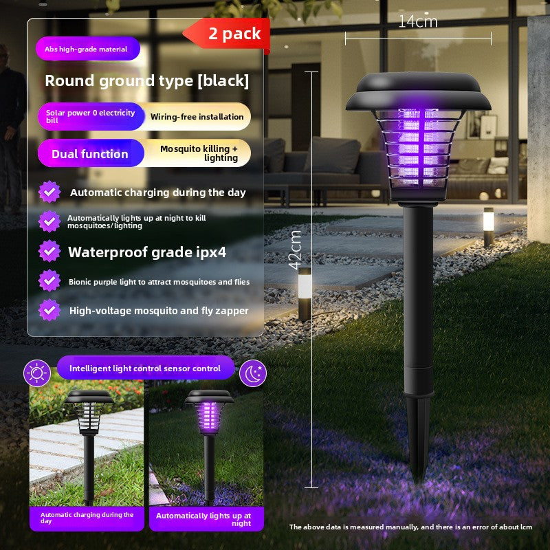 Lámpara de jardín para mosquitos solar