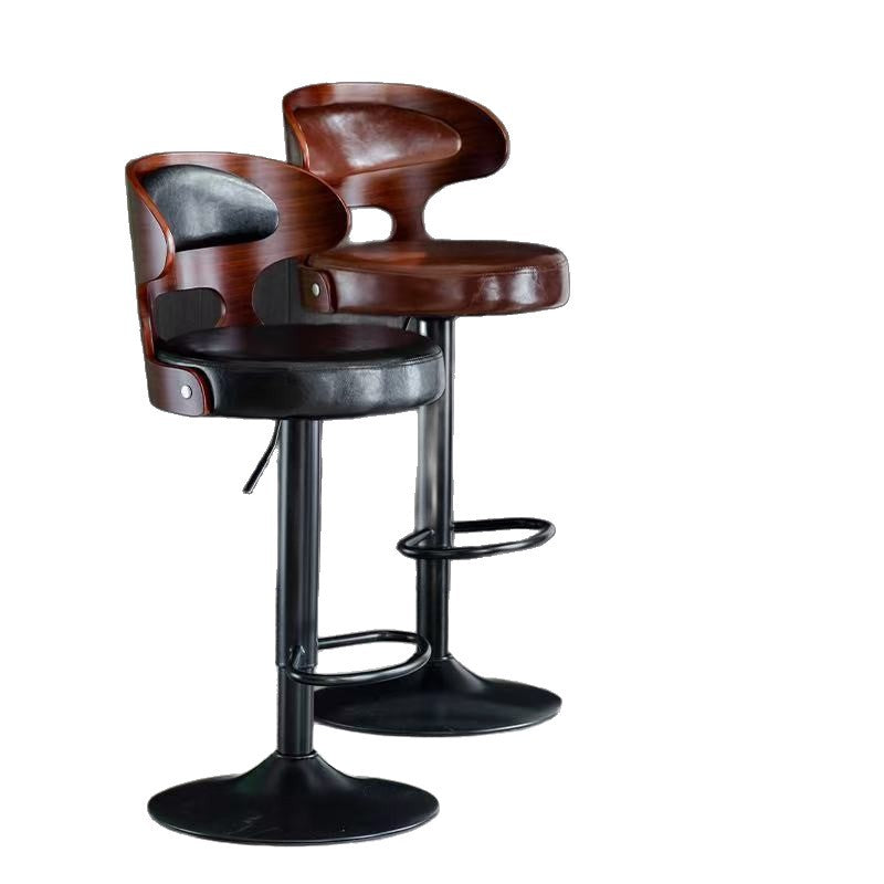 Front desk cash register high stool
