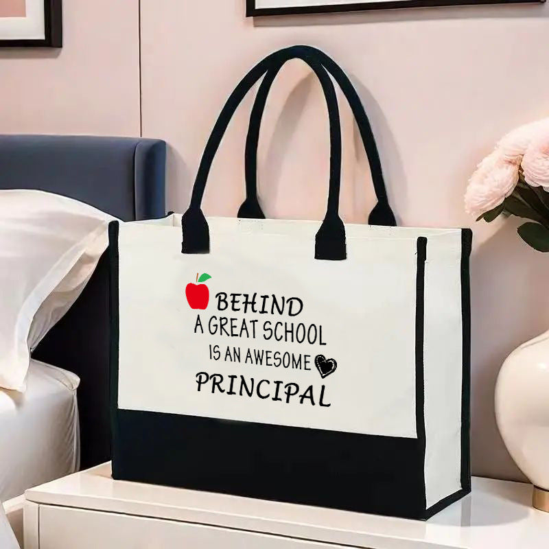 Bolsa de lona estampada