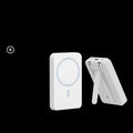 Magnetic charging bank with a built-in cable