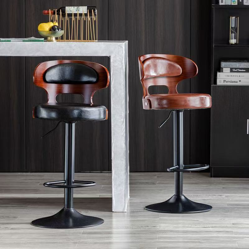 Front desk cash register high stool