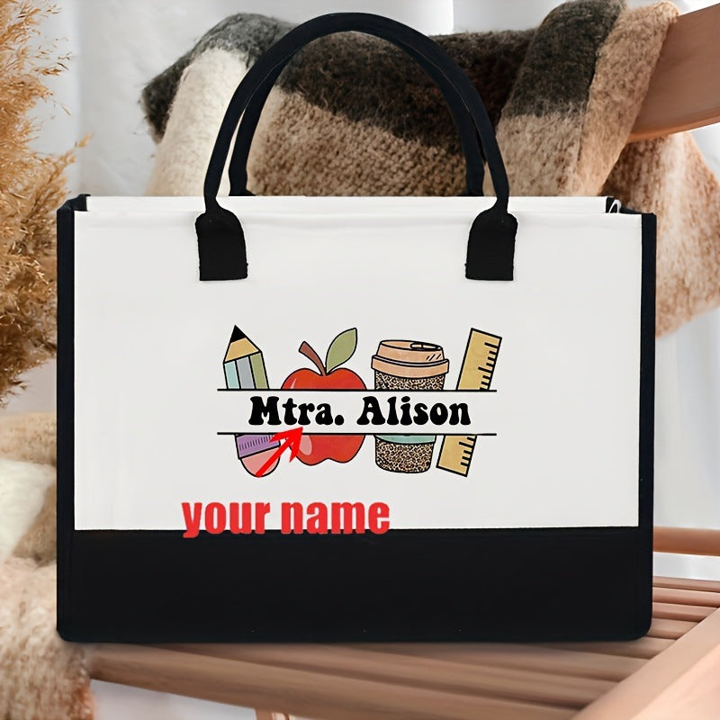 Bolsa de lona estampada