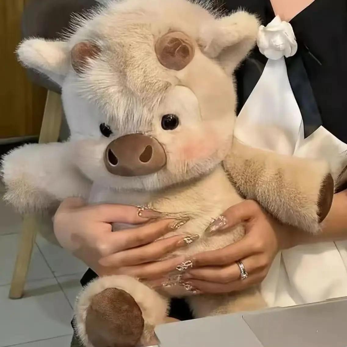 Peluche de juguete figura de vaca