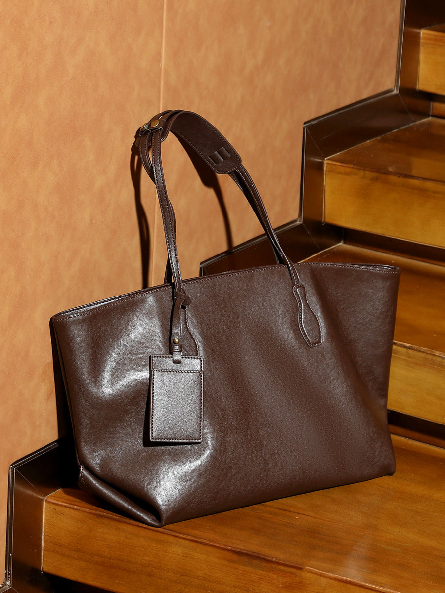 Genuine Leather Tote Bag for Women