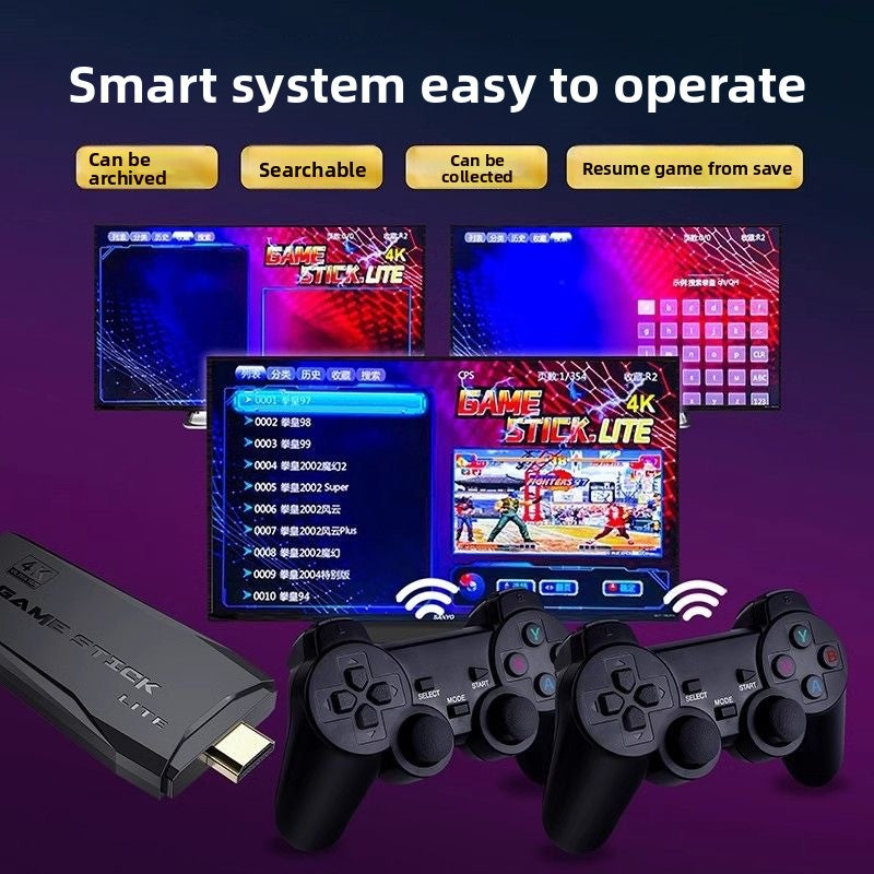 Wireless TV Game Console with 20,000 Classic Games
